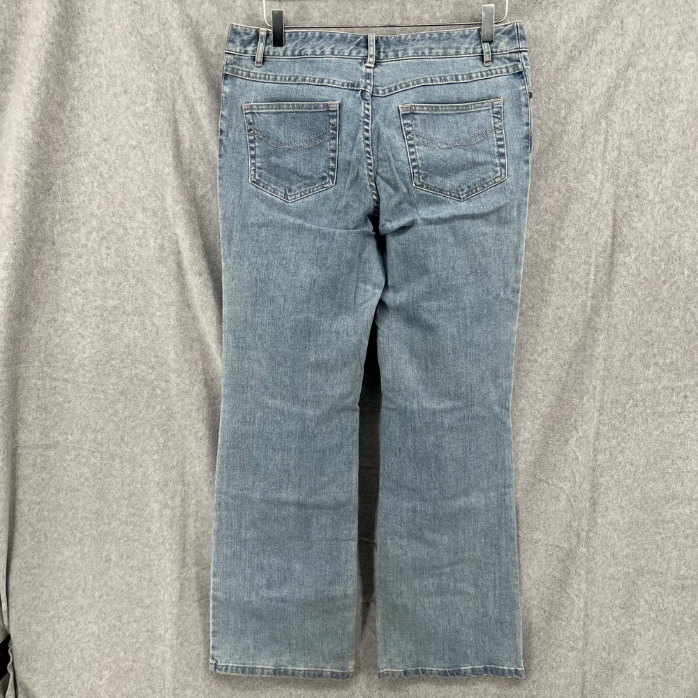 J. Jill Bootcut Jeans Womens 10 Blue Light Wash Stretch Denim 83151004 - Picture 9 of 10